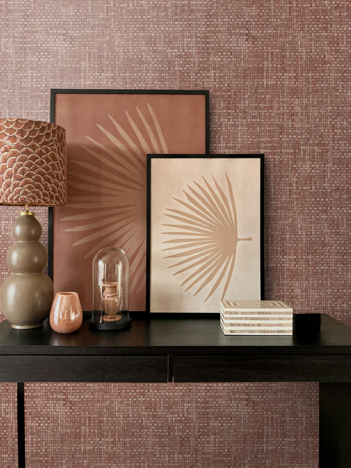 TAPETE Leinen-Optik 50 x 900 cm - Braun, Papier (50/900cm) - Origin Wallcoverings