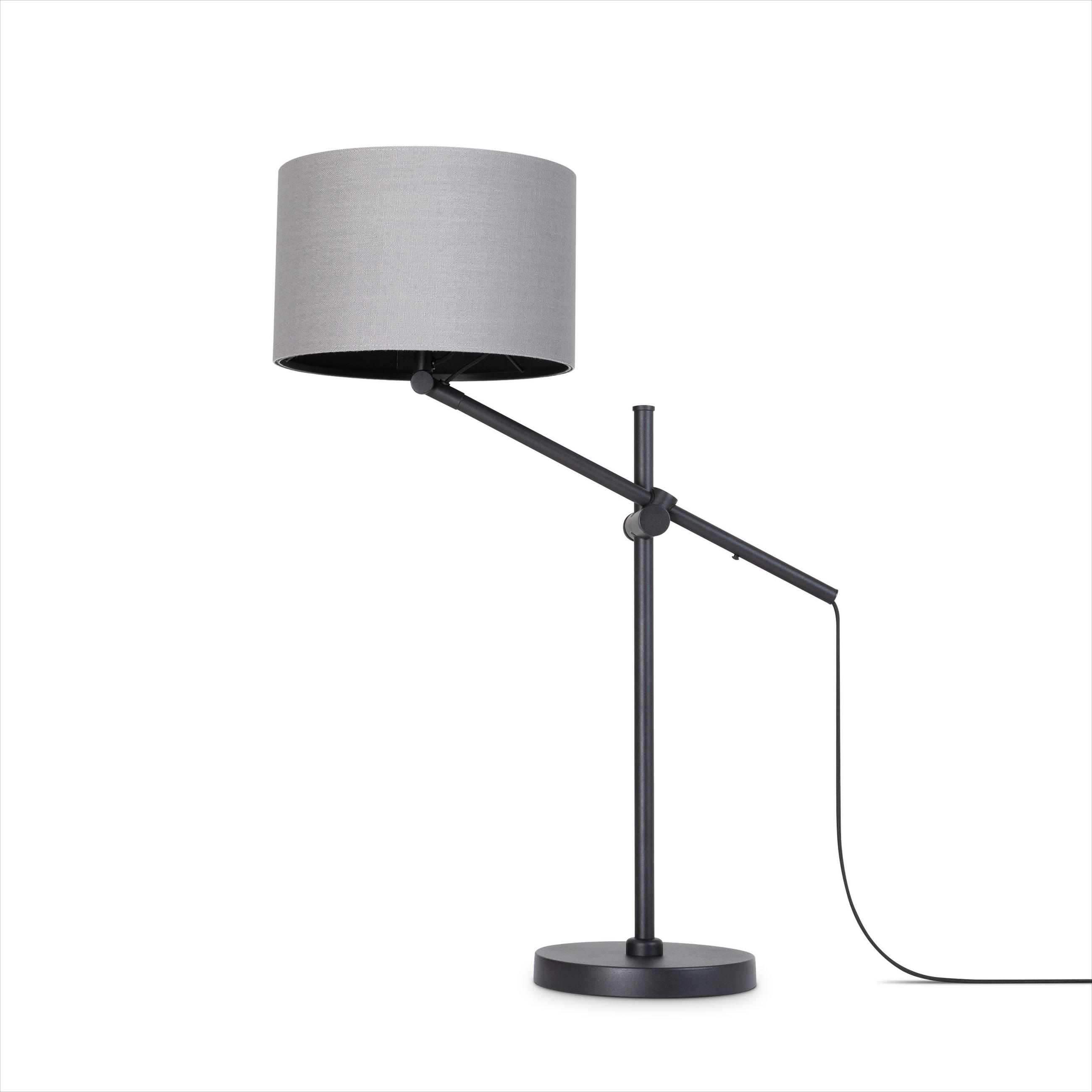 TISCHLAMPE Tom - Schwarz, Metall (57/28/78.1cm) - Paco Home