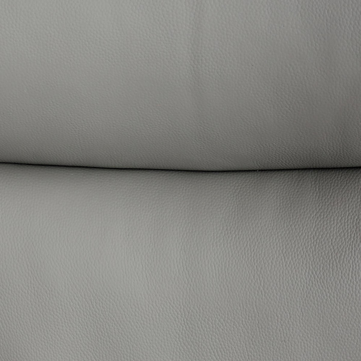 RELAXSESSEL MIT HOCKER Grau - Grau, Textil (117/110/77cm) - MCW