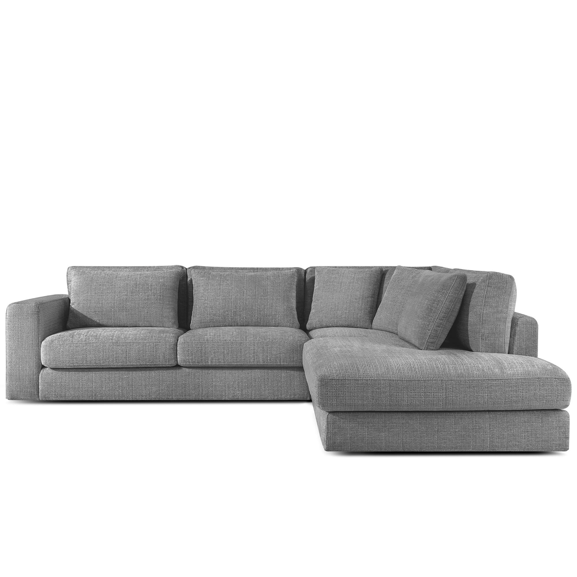 Konsimo® Ecksofa Dunkelgrau 297x248 cm