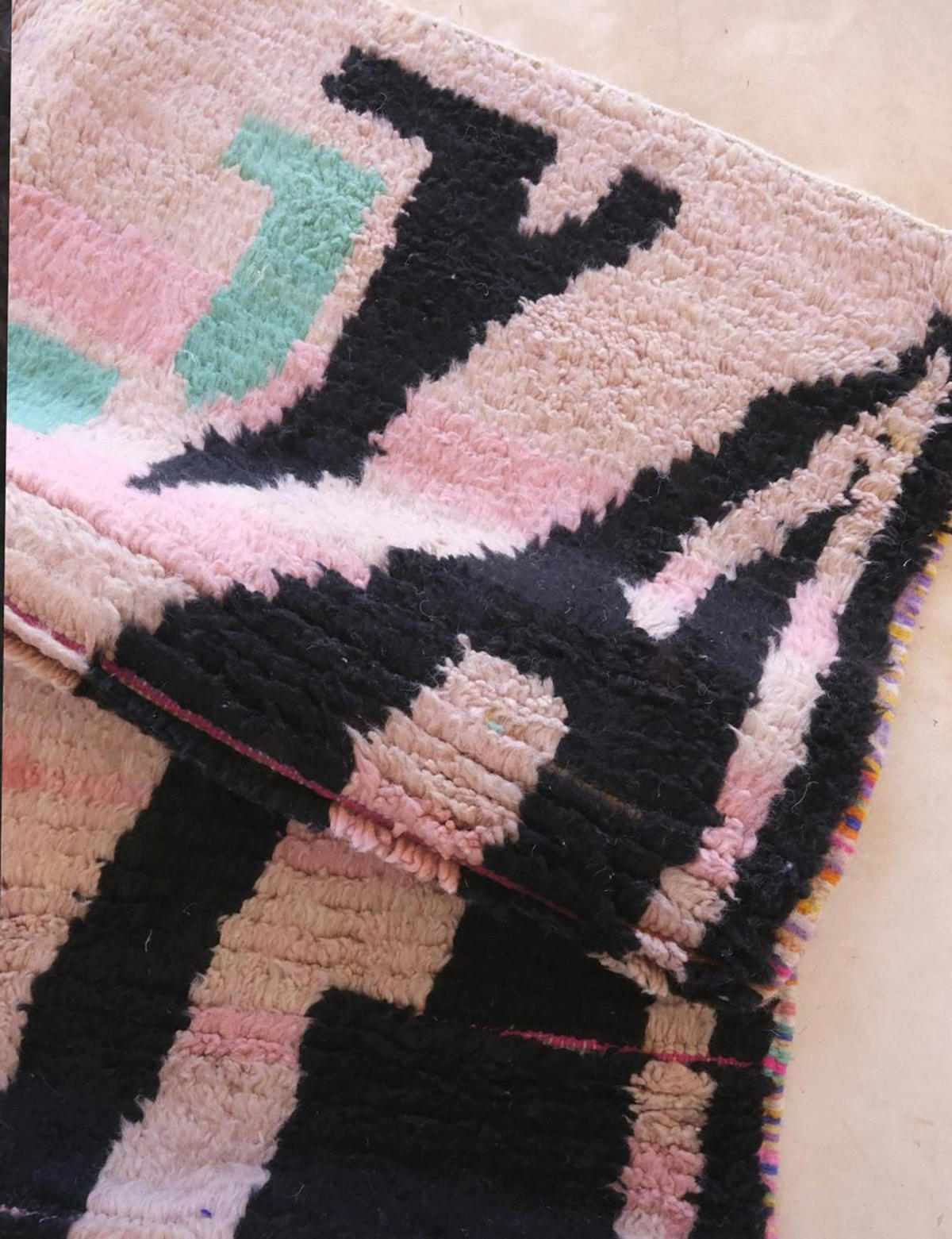 BERBERTEPPICH aus reiner Wolle 159x 251 cm - Multicolor, Naturmaterialien (159/251cm) - AFK Living