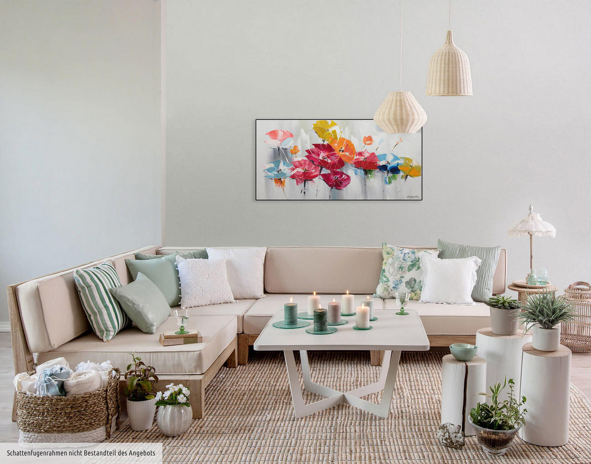 ÖLGEMÄLDE 100/50 cm - Multicolor, Holz/Textil (1.36/50cm) - KUNSTLOFT