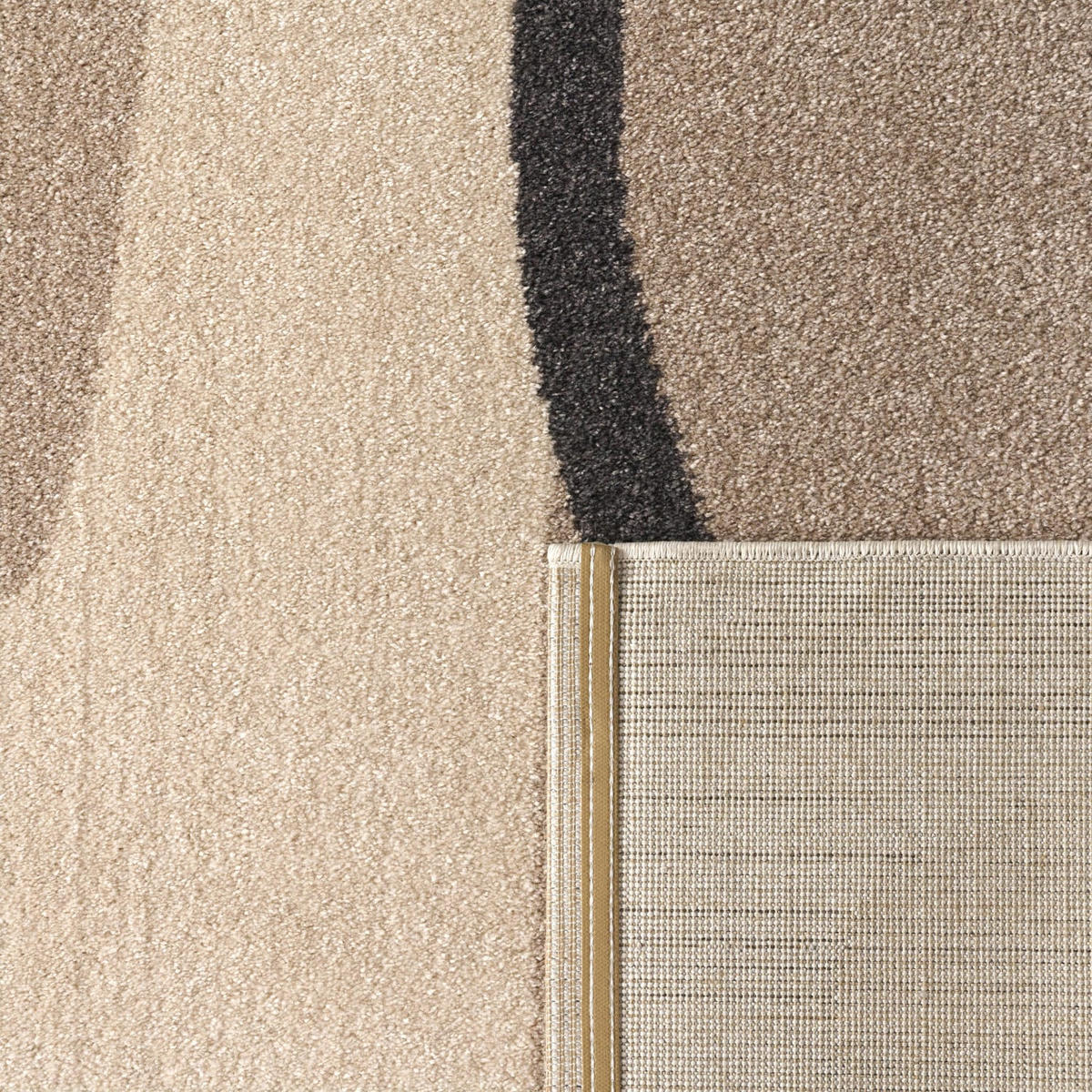 KURZFLORTEPPICH, abstrakt, aus Polypropylen, Creme, 240 x 340 cm - Beige, Textil (340/240cm) - KADIMA DESIGN