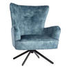 LOUNGE-SESSEL Blau - Blau, Textil (75/99/65cm) - MCW