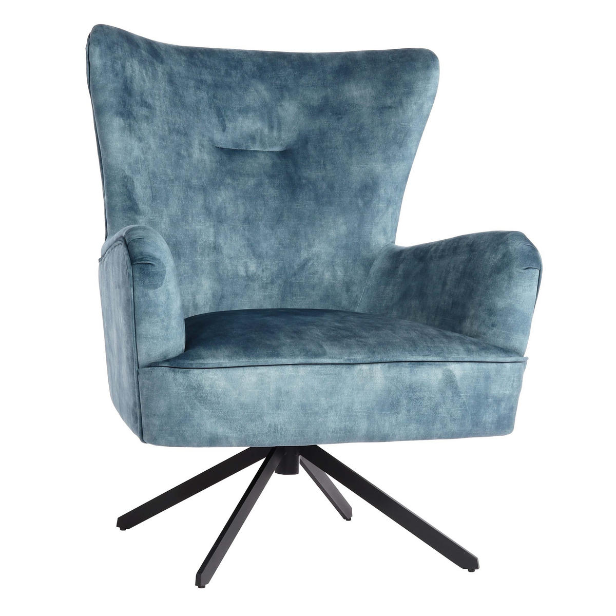 LOUNGE-SESSEL Blau - Blau, Textil (75/99/65cm) - MCW