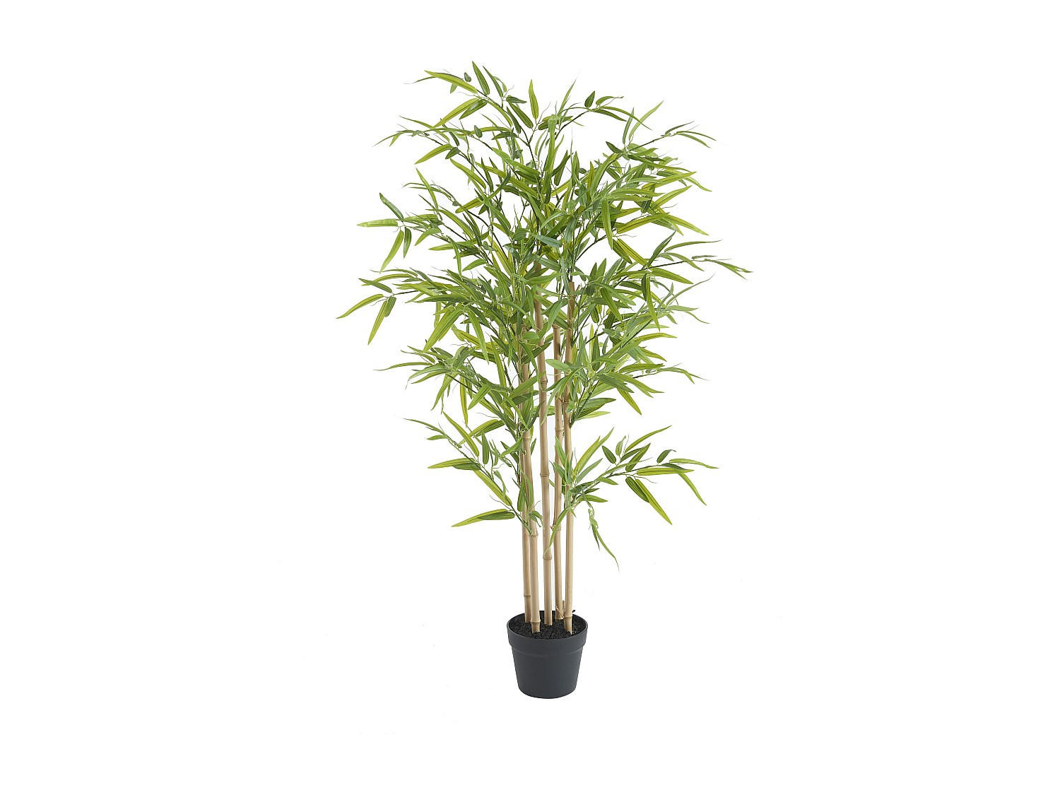 KUNSTPFLANZE - 75 cm x 75 cm - Plastik - Grün - BAMBOUSERAIE - Grün, Kunststoff (122cm) - Vente-Unique