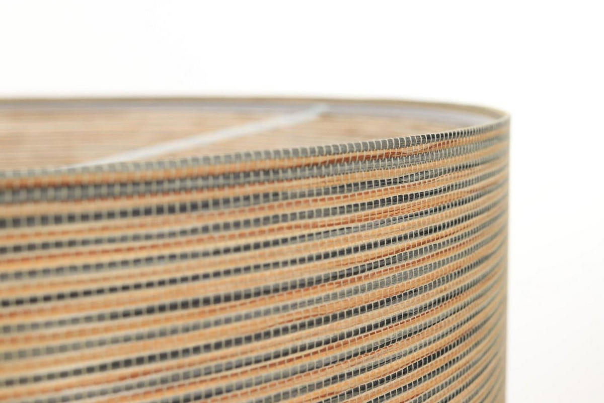 HÄNGELEUCHTE Grau 60/30 cm - Beige/Grau, Kunststoff (60/1/30cm) - ONZENO