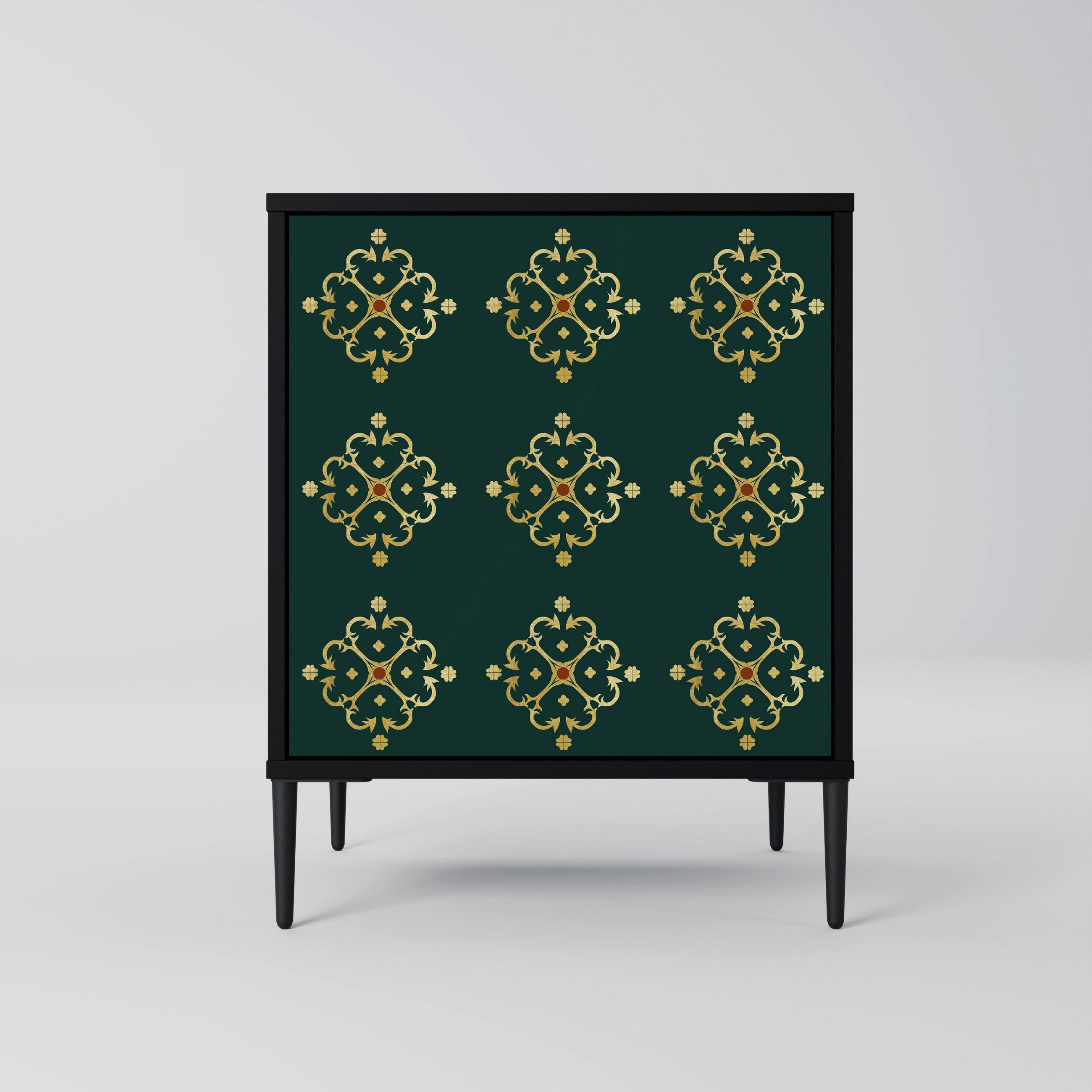 SpaceRebels Sideboard Schwarz 57.5x72.5x42 cm