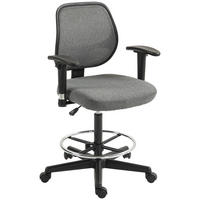 DREHSTUHL DE-11697 60/57/97-119 cm Grau - Grau, Textil (57/119/60cm) - ComfortXL