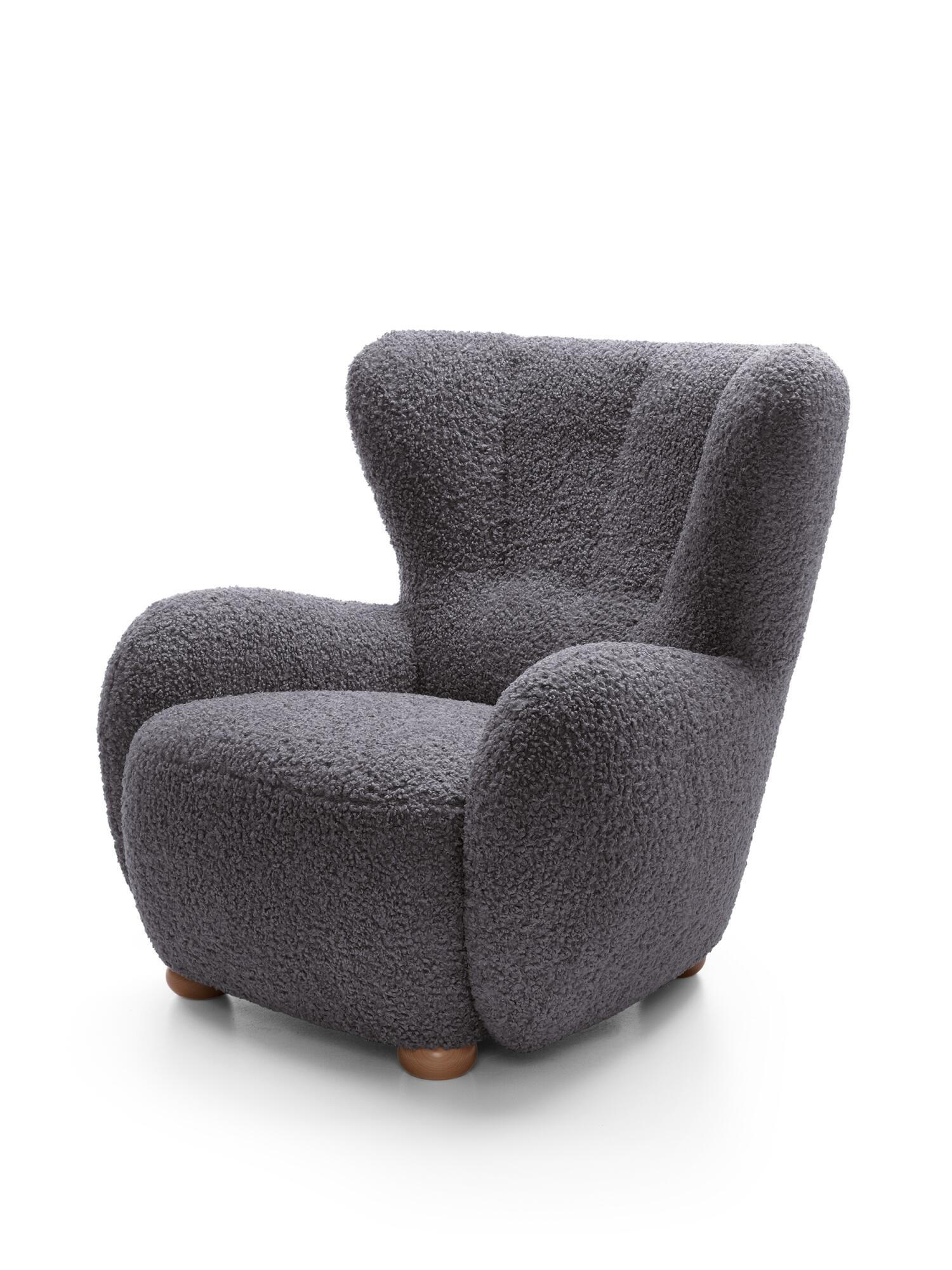 SESSEL CIRO Grau 88x100x91 cm - Grau, Textil (88/91/100cm) - FURNLUX