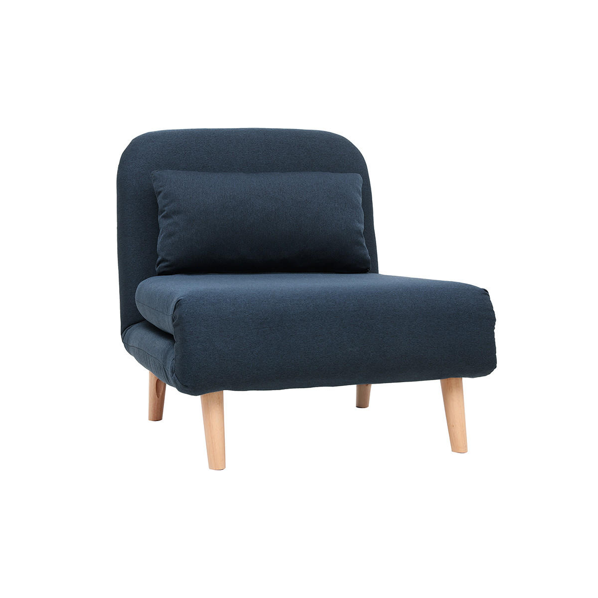 Miliboo SCHLAFSESSEL Dunkelblau 83cm × 75cm × 78cm