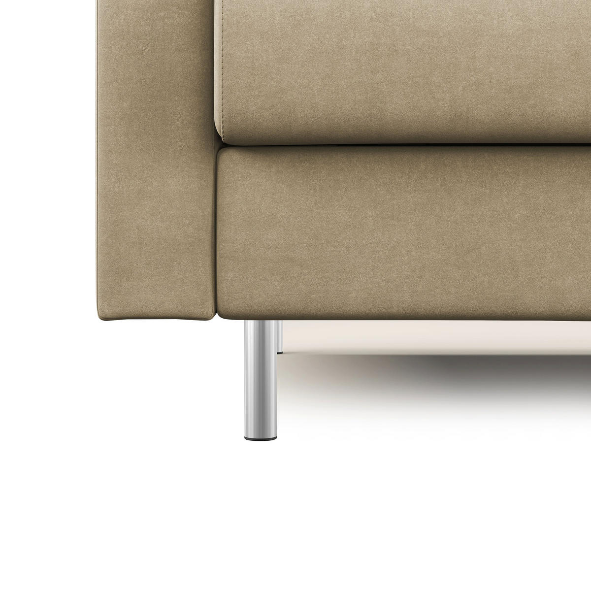 SCHLAFSOFA Megan - Beige, Textil (188/97/96cm) - Divani.store