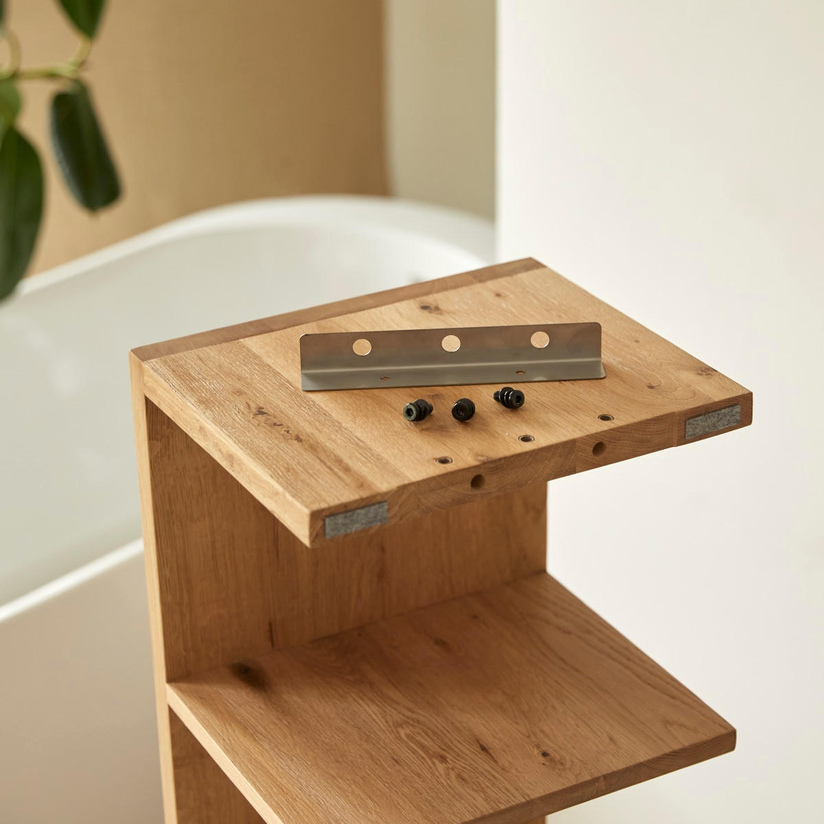 HOCHSCHRANK Easy Natur aus Eiche - Naturfarben, Holz (35/137/30cm) - Tikamoon