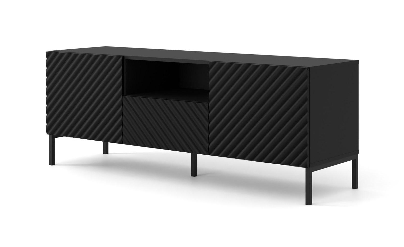Raumhirsch Furniture TV Schwarz 150x56x42 cm