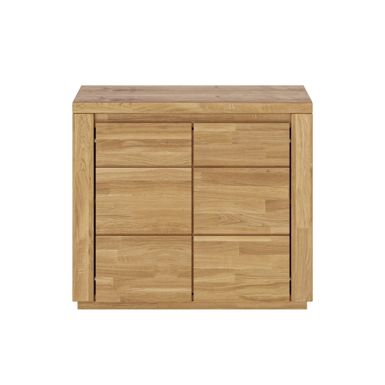 KOMMODE Skagen - Eichefarben, Holz (35/80/90cm) - kiki design