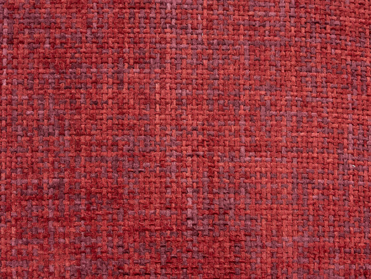 SOFA ohne Schlafmöglichkeit - 5 Personen - Stoff, Stoff - Rot - - Rot, Textil (280/165cm) - Vente-Unique