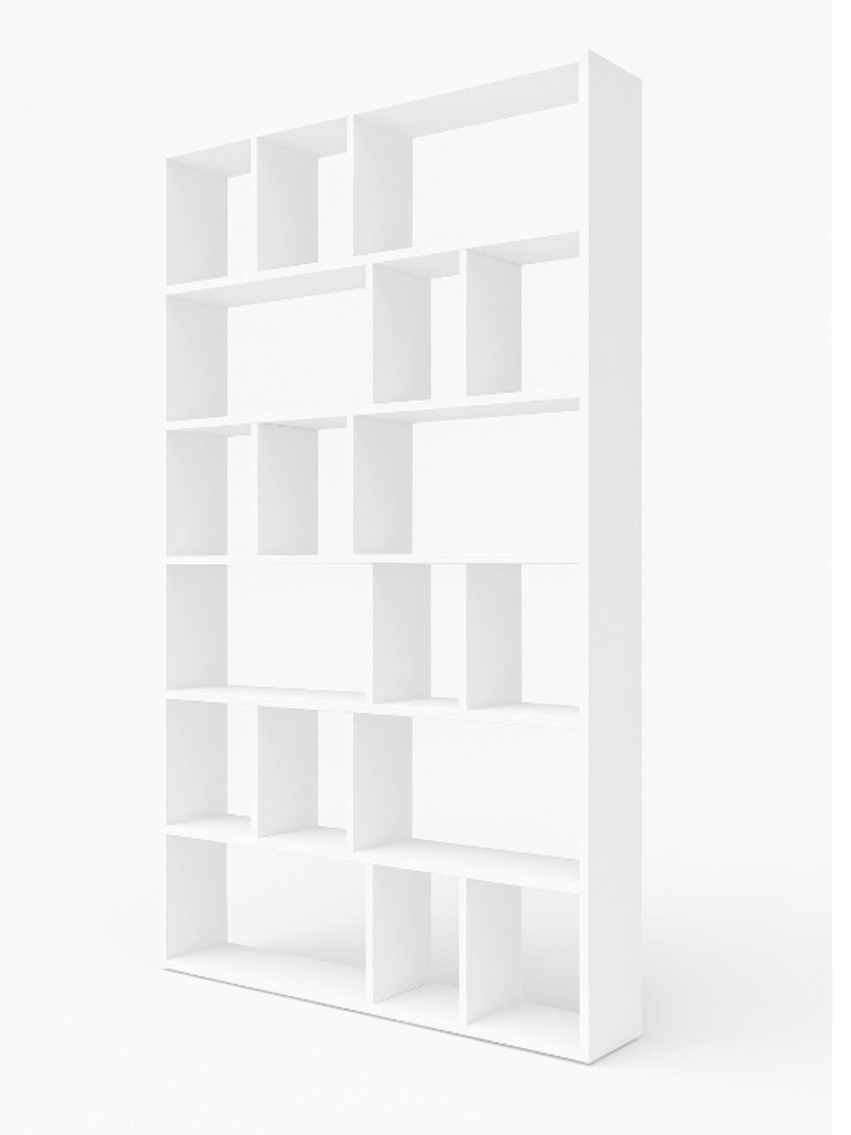 Masseno Bücherregale Weiß 151x198x34 cm