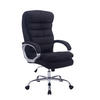 BÜROSTUHL BIG Vancom, Stoff Schwarz - Schwarz, Textil/Metall (77/122/77cm) - TPFLiving