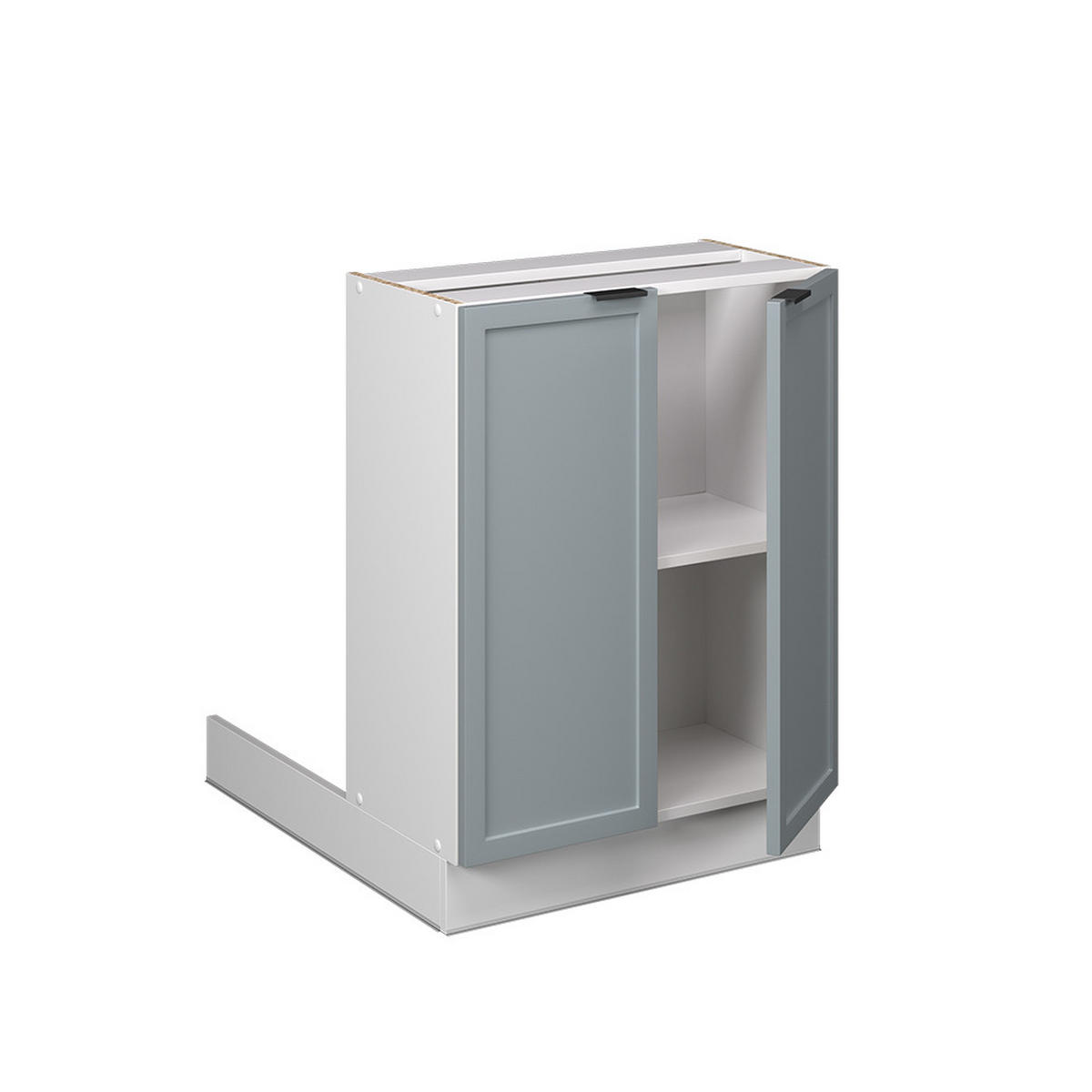 KÜCHENINSEL Fame-Line Hellblau-grau 60 cm ohne AP - Blaugrau/Weiß, Holzwerkstoff (60/82/30cm) - Vicco