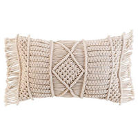 ZIERKISSEN Macralina 30/50 cm - Beige, Naturmaterialien (50/30cm) - Douceur d´intérieur