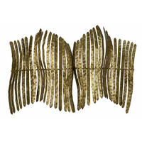 WANDDEKO Gold 88/63 cm - Goldfarben, Metall (4.5/63/16cm) - KUNSTLOFT