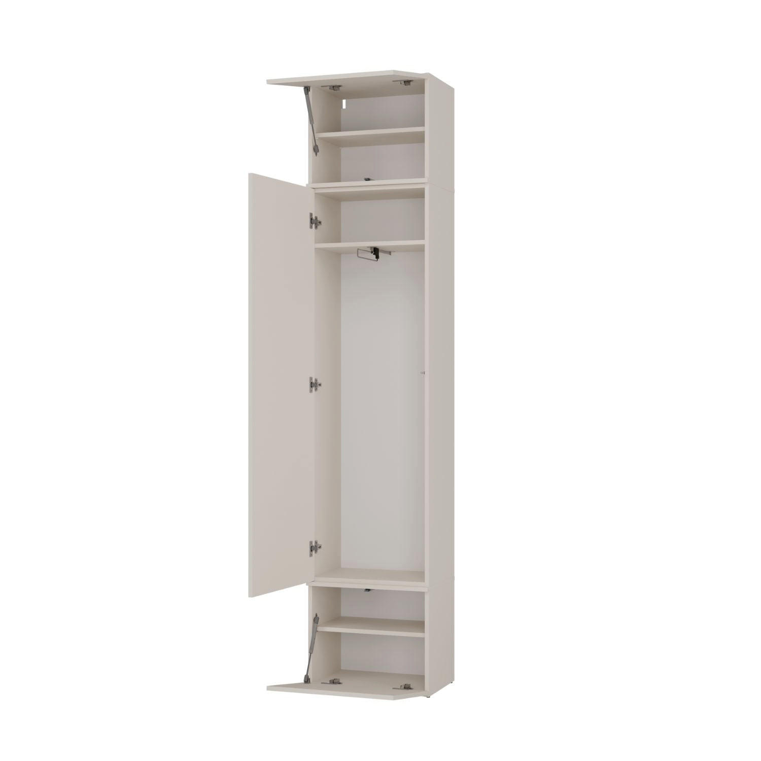 GARDEROBE Gerhard Single - Kaschmir, Holzwerkstoff (50/42/35cm) - kommodly