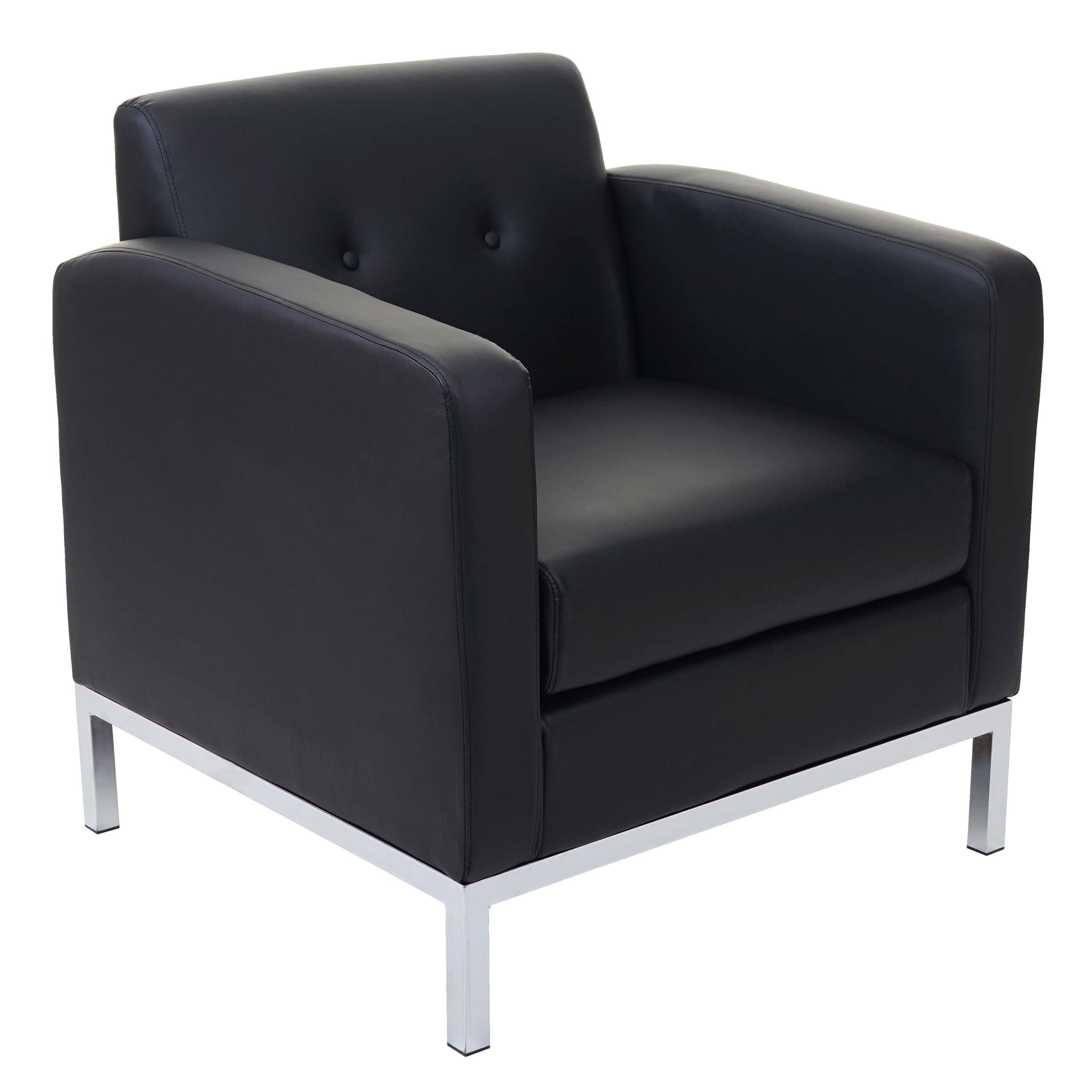SESSEL ERWEITERBAR Schwarz - Schwarz, Textil (77/82/72cm) - MCW