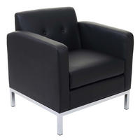 SESSEL ERWEITERBAR Schwarz - Schwarz, Textil (77/82/72cm) - MCW