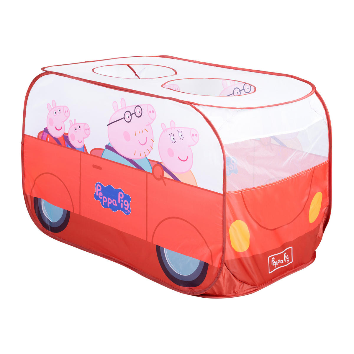 POP-UP-SPIELZELT Peppa Pig - Rot, Textil (75/120cm) - Roba
