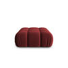 POUF Bellis aus Samt dunkelrot - Dunkelrot, Textil (94/39/94cm) - Micadoni