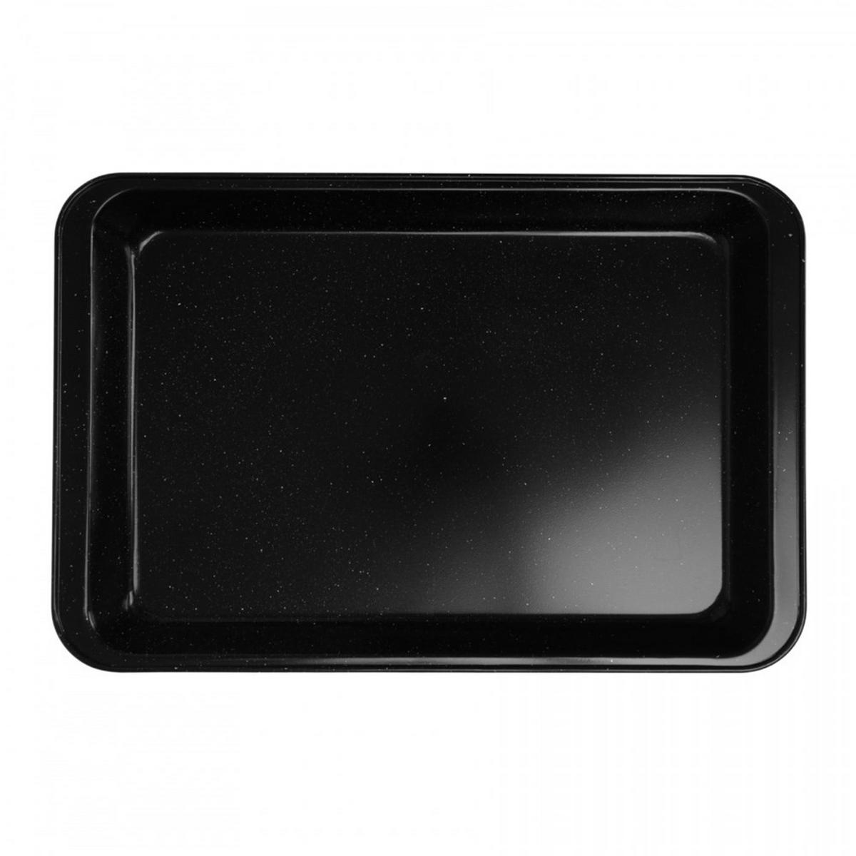 BACKBLECH Schwarz 42.5/28.5/5 cm KH1551 - Schwarz, Metall (28.5/5/42.5cm) - Kinghoff 