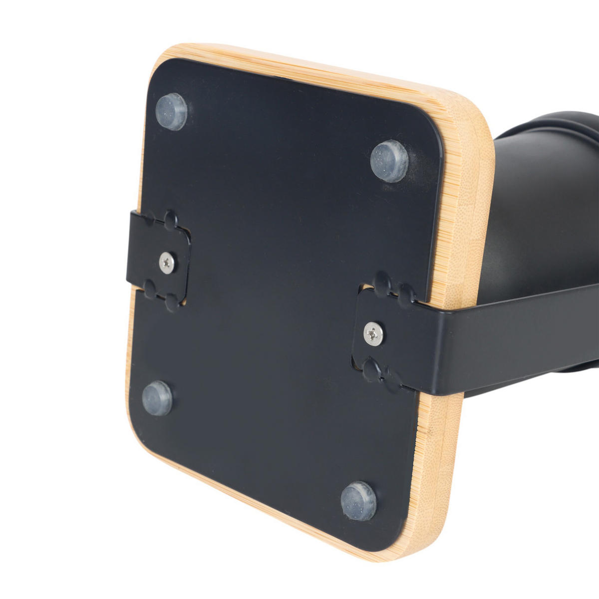 WC-GARNITUR - Schwarz, Holz/Kunststoff (15/72.5/14.5cm) - Relaxdays