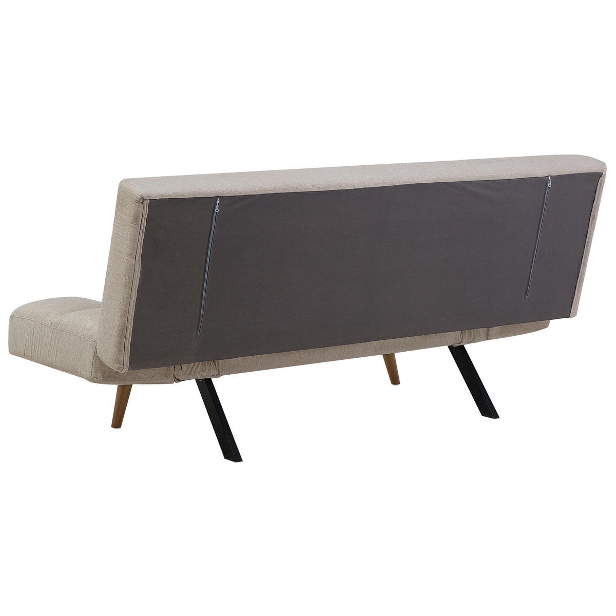3-SITZER-SCHLAFSOFA Polsterbezug Beige Ingaro - Beige, Textil (182/79/79cm) - Beliani