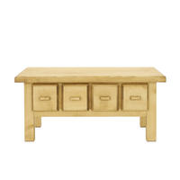 COUCHTISCH aus Massivholz MEXICANA - Honig, Holz (45/60/100cm) - Seart