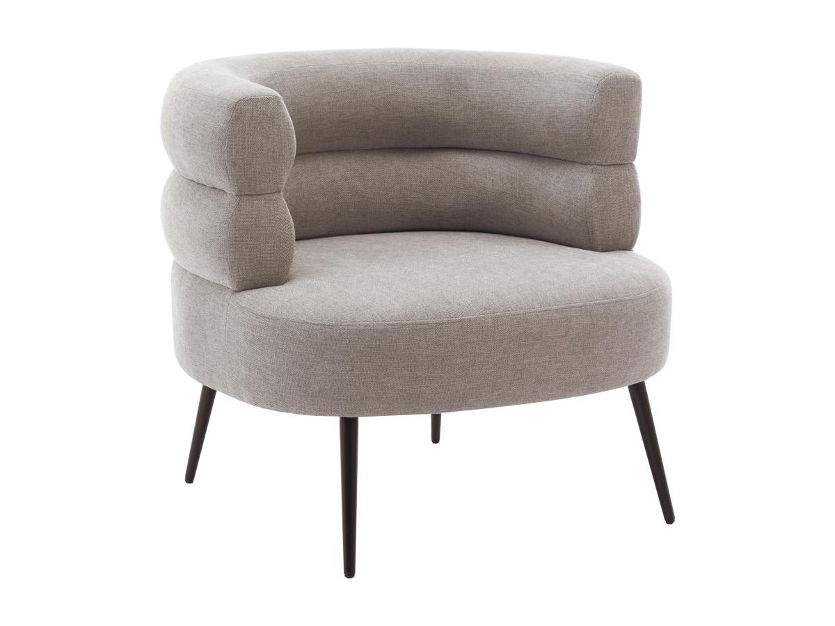 SESSEL - Stoff - Grau - CAMEDO - Grau, Textil (74/73/80cm) - Vente-Unique