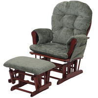 RELAXSESSEL Grün, Braun - Braun/Grün, Textil (75/100/71cm) - MCW