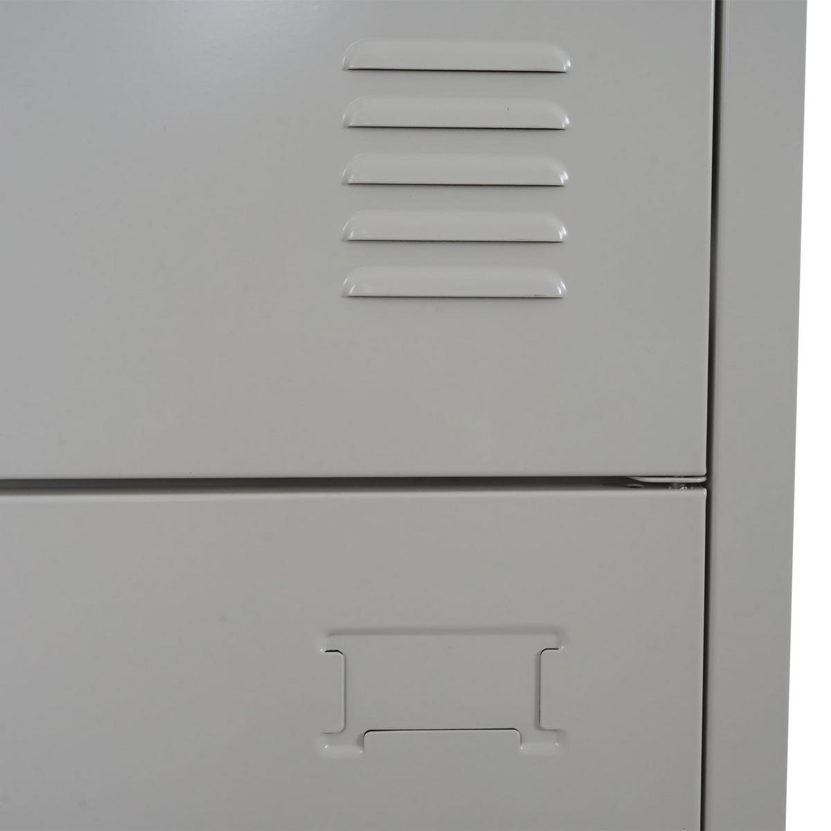 SPIND HxBxT 185x38x45cm Metall Grau - Grau, Metall (38/185/45cm) - PROREGAL