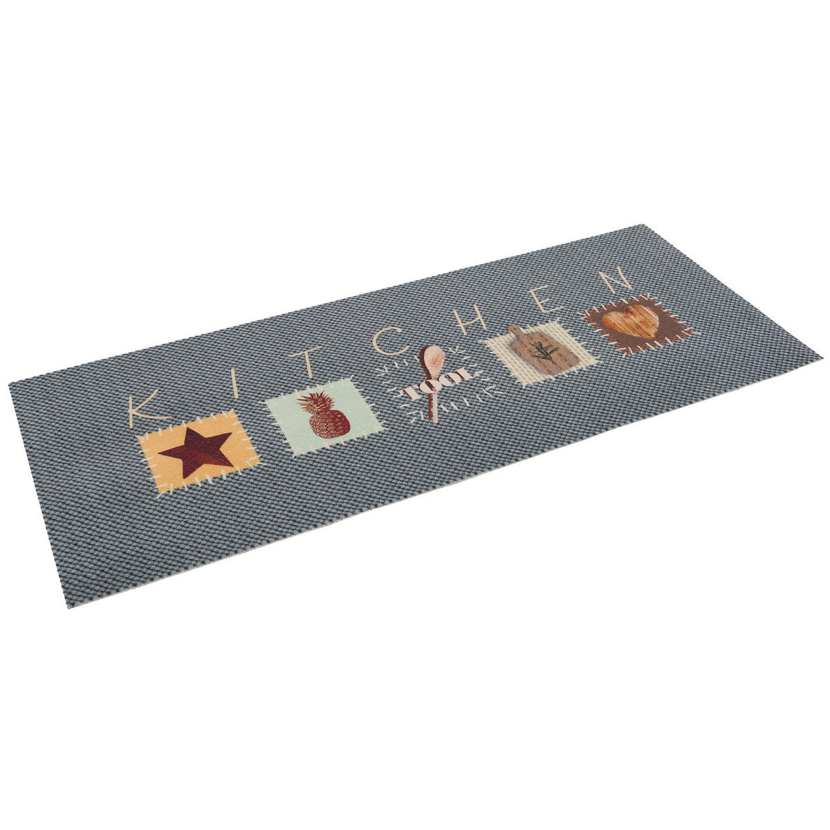 KÜCHENLÄUFER TEPPICH TRENDY KITCHEN TOOL - Grau, Textil (45/145cm) - Pergamon