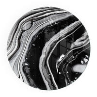 GLASPLATTE für Kamin Ø 70 cm - Multicolor, Glas (70/70/0.4cm) - TULUP