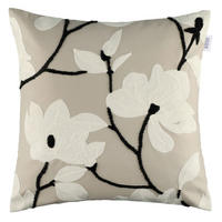 ZIERKISSENHÜLLE FLEUR - Beige, Textil (45/45cm) - Schöner Wohnen