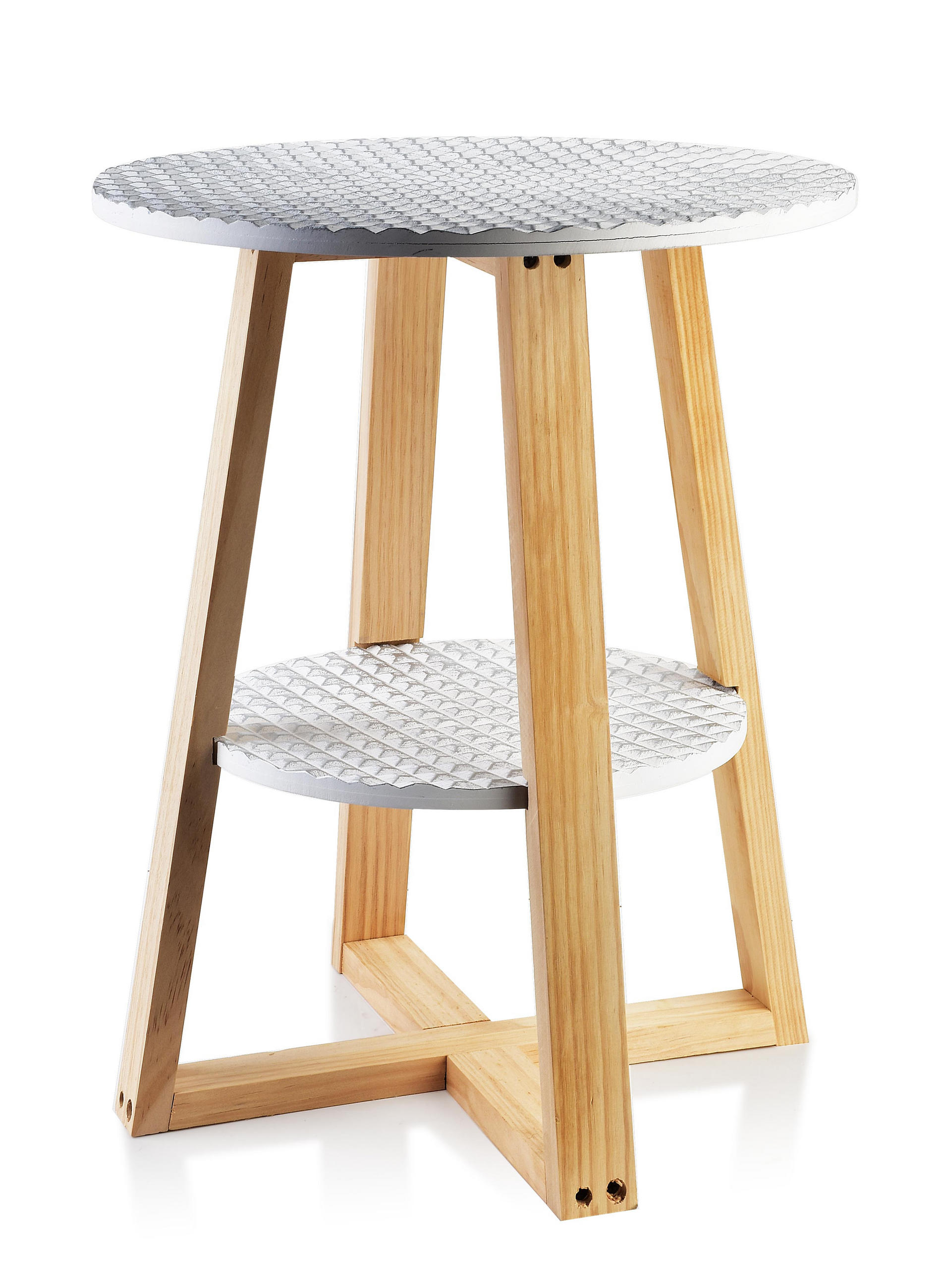 BEISTELLTISCH Lammy - Beige, Holz (40.5/8/52.5cm) - Mondex