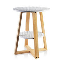 BEISTELLTISCH Lammy - Beige, Holz (40.5/8/52.5cm) - Mondex
