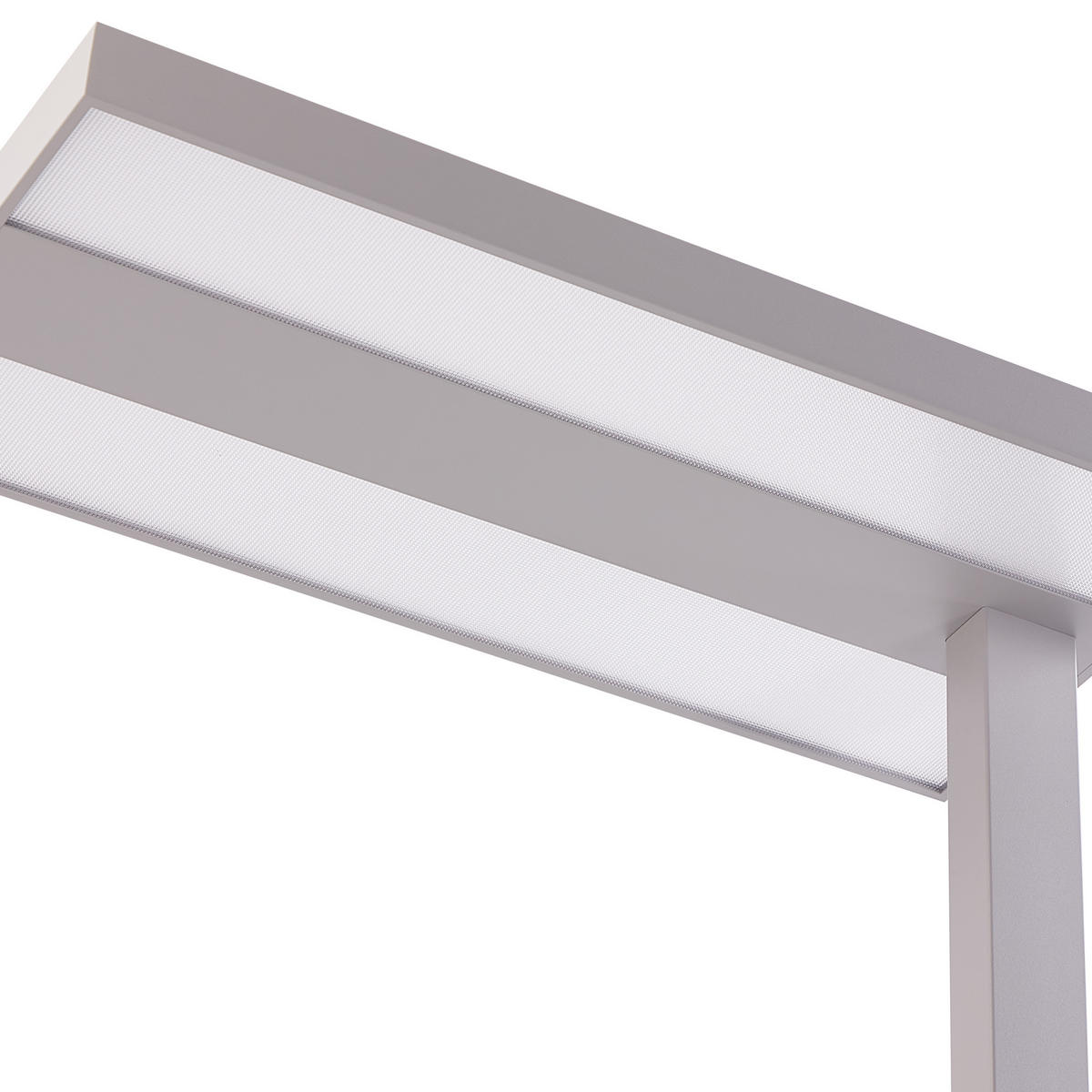 STEHLAMPE Taurus 61/29/197 cm - Silberfarben, Metall (61/29/197cm) - Beliani
