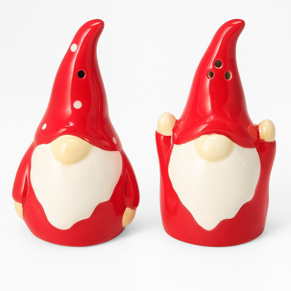 SALZ- UND PFEFFERSTREUER Keramik Yulora - Rot, Keramik (4.5/10/4.5cm) - Home Styling Collection