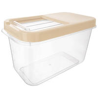 AUFBEWAHRUNGSBEHÄLTER Slide beige - Beige, Kunststoff (19.5/23/35cm) - Orion 