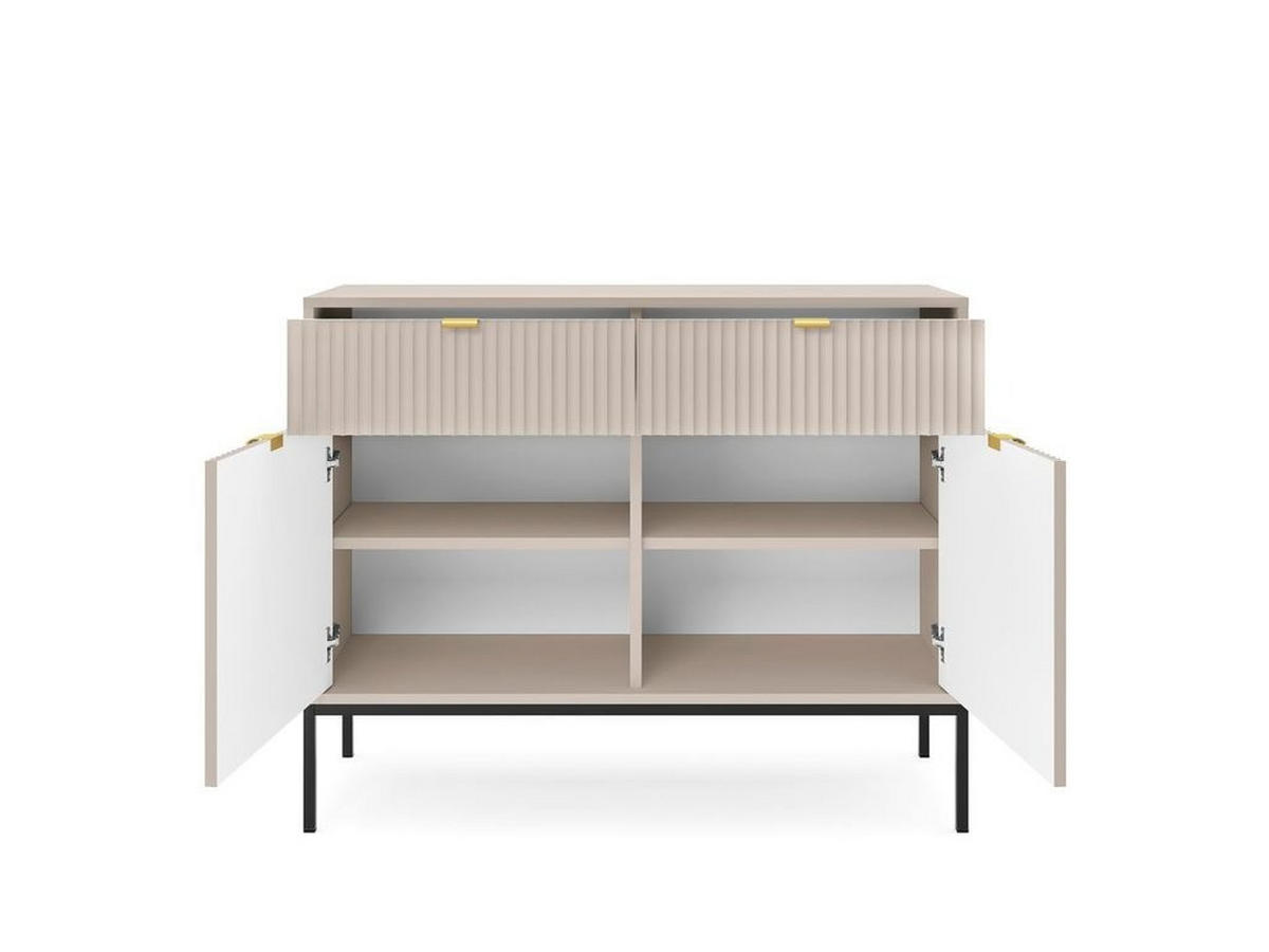 WOHNZIMMER Set 4-tlg. – NOVA – Kaschmir - Kaschmir, Holzwerkstoff (104/46/68cm) - hi-markt