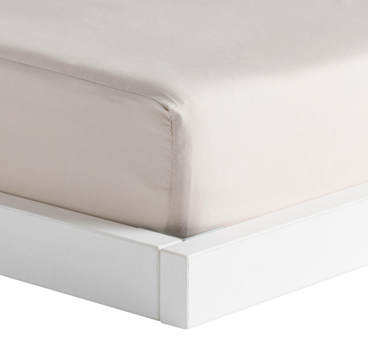 SPANNBETTTUCH Comfort - Beige, Textil (180/200cm) - home&you