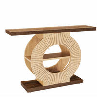 KONSOLENTISCH Holzoptik Natur Braun 100×30 cm - Ahornfarben, Holzwerkstoff (30/100/80cm) - Quality Elegance