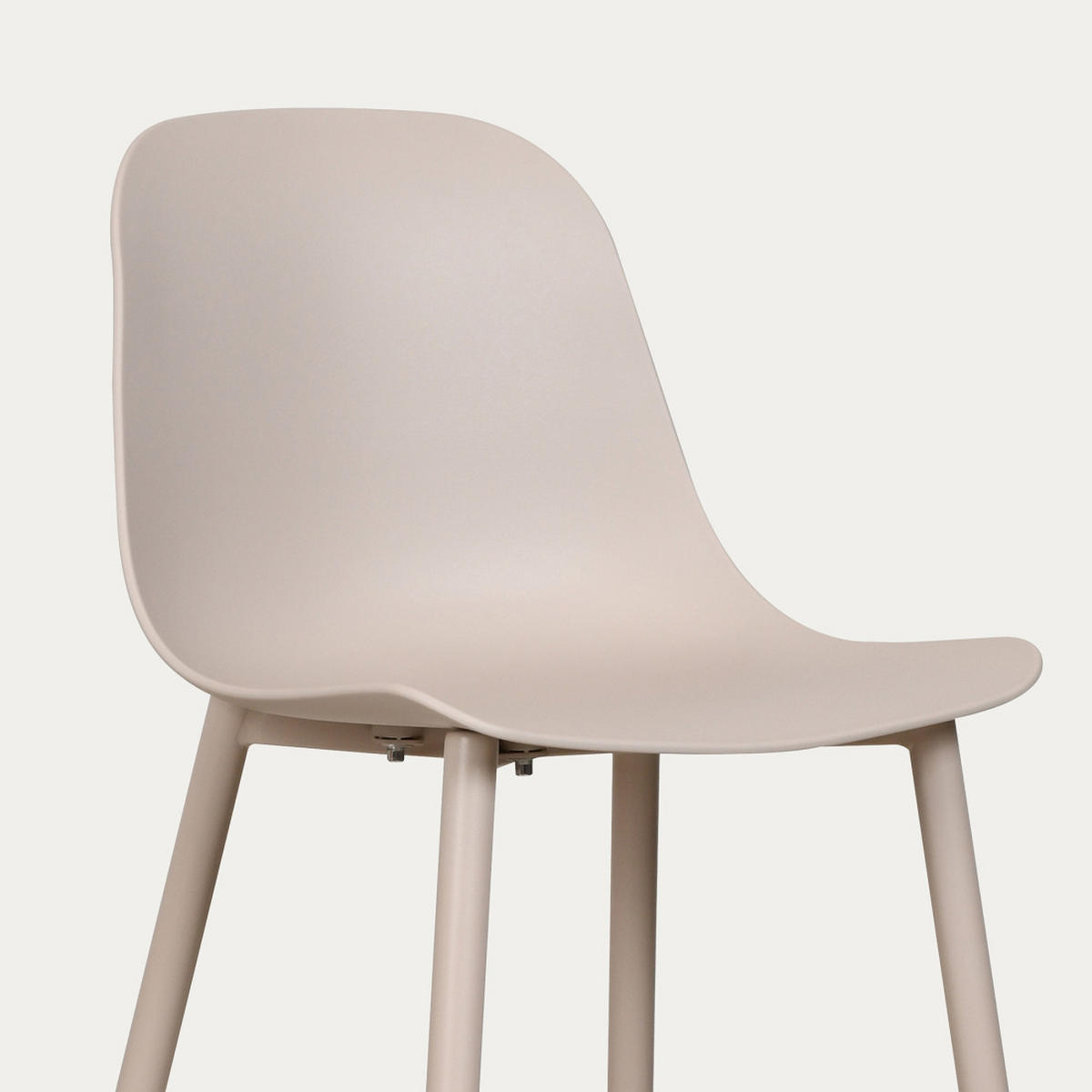 BARHOCKER Lein Beige 49.5 cm x 101.5 cm - Beige, Kunststoff (49/101/48cm) - Kenay Home