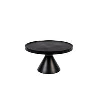 COUCHTISCH Floss Rund 60 cm Schwarz - Schwarz, Metall (60/60/33cm) - Zuiver